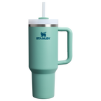 Double-Wall Vacuum The Quencher H2.0 Flowstate Tumbler  | Stanley Create D332L - Premium Stainless Steel Straw Cup for All-Day Hydration - Spring Green