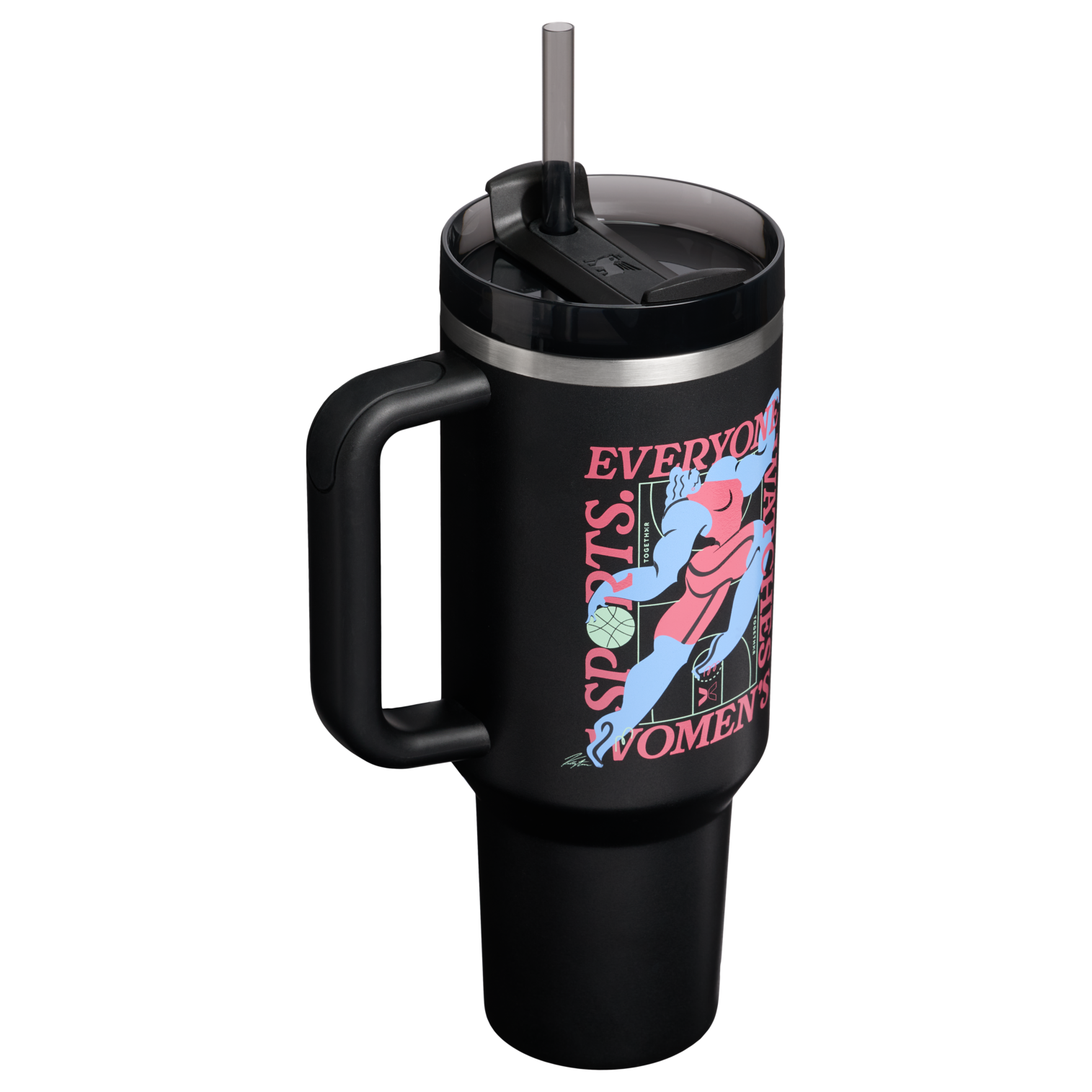 Splash-Resistant FlowState The Quencher H2.0 Flowstate Tumbler D340Y - 40oz Large Capacity Car-Cup Friendly Quencher Detail