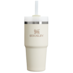 Splash-Resistant FlowState The Quencher H2.0 Flowstate Tumbler  | Stanley Create D329E - Double-Wall Vacuum Insulated Travel Tumbler with Straw Detail