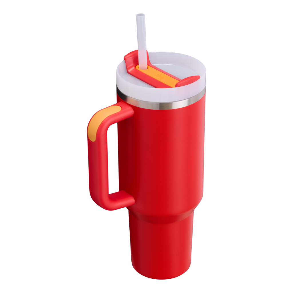 Double-Wall Vacuum The Quencher H2.0 Flowstate Tumbler  | Stanley Create D332L - Premium Stainless Steel Straw Cup for All-Day Hydration Detail