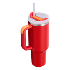 Double-Wall Vacuum The Quencher H2.0 Flowstate Tumbler  | Stanley Create D332L - Premium Stainless Steel Straw Cup for All-Day Hydration Detail