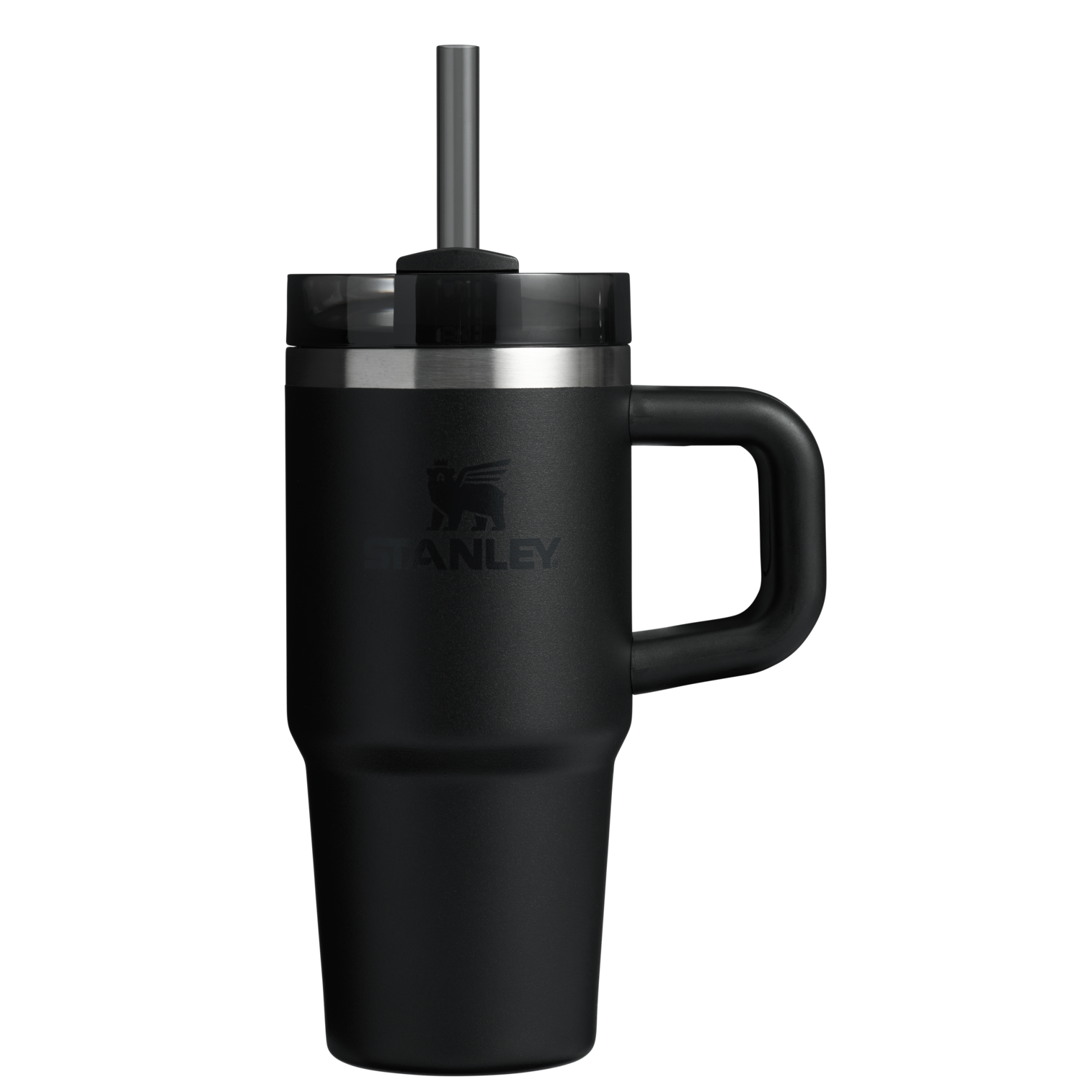 Insulated Travel The Quencher H2.O Flowstate Tumbler D068Z - Premium Stainless Steel Straw Cup for All-Day Hydration - Black 2.0