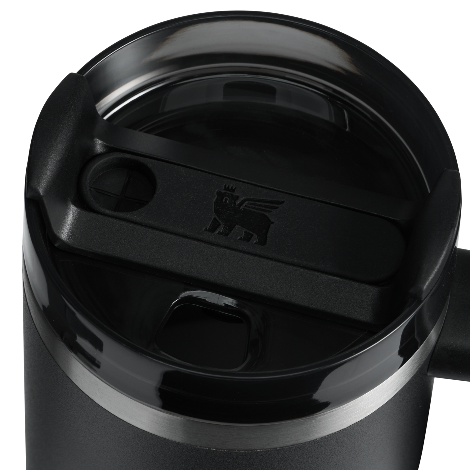 Double-Wall Vacuum The Quencher H2.O Flowstate Tumbler D251V - Double-Wall Vacuum Insulated Travel Tumbler with Straw Detail