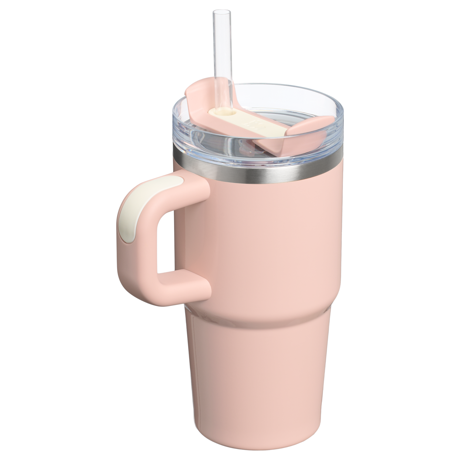 Double-Wall Vacuum The Quencher H2.O Flowstate Tumbler with Handle | Stanley Create D309N - 40oz Large Capacity Car-Cup Friendly Quencher Detail