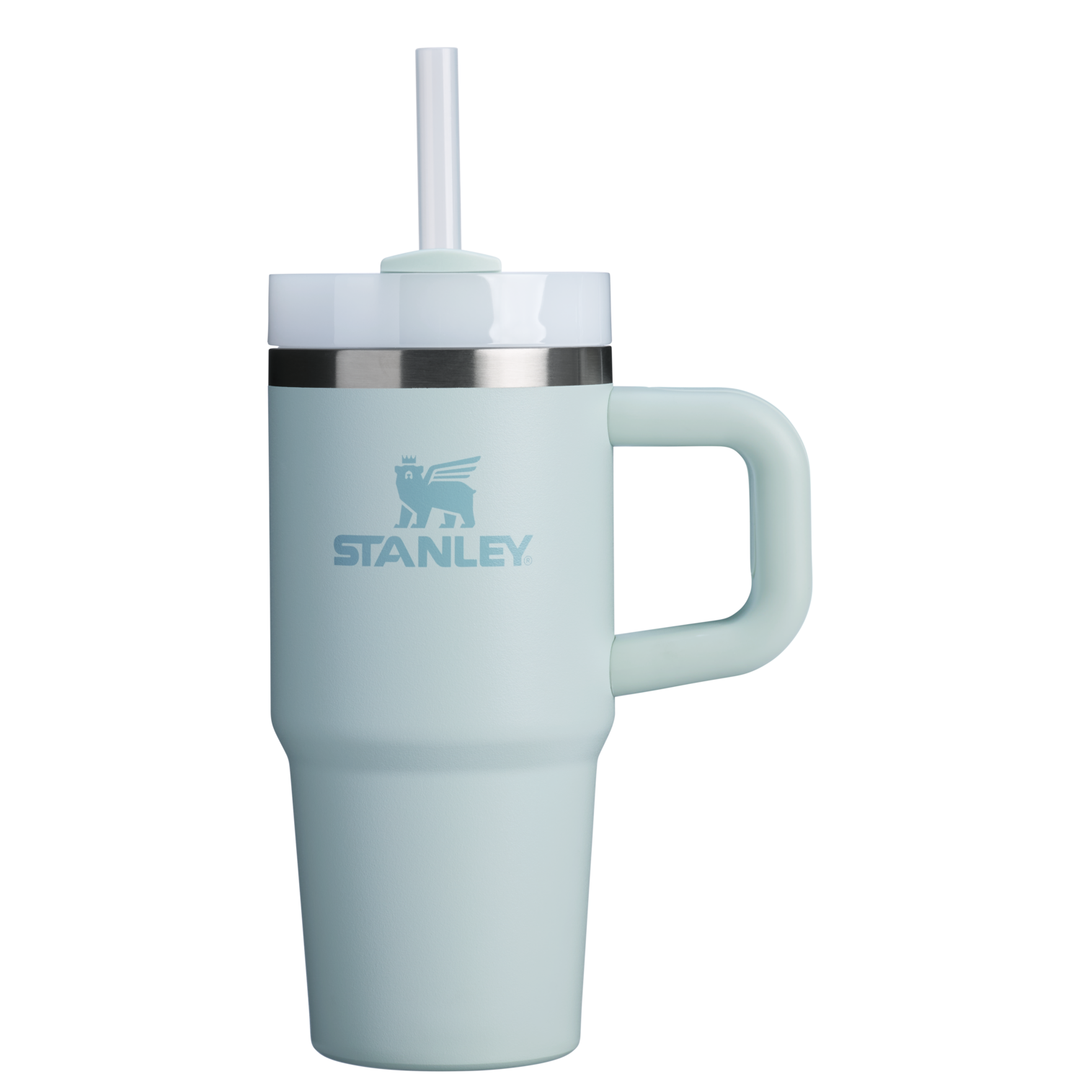 Splash-Resistant FlowState The Quencher H2.O Flowstate Tumbler | Stanley Create D291F - FlowState 3-Position Lid Insulated Travel Mug Detail