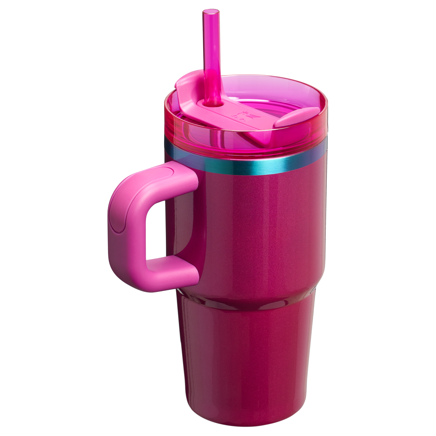 Double-Wall Vacuum The Quencher H2.O Flowstate Tumbler with Handle | Stanley Create D309N - 40oz Large Capacity Car-Cup Friendly Quencher Detail