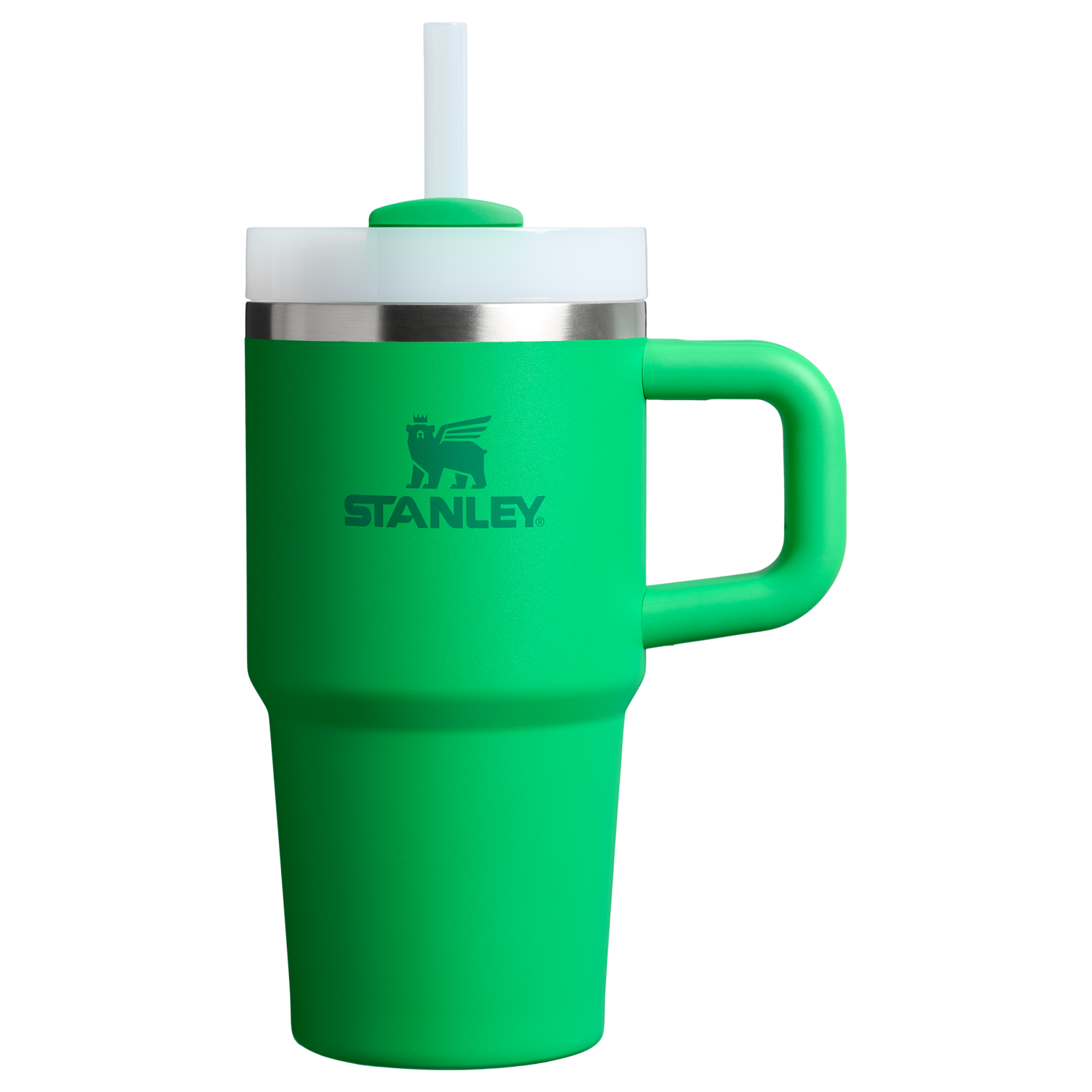 Double-Wall Vacuum The Quencher H2.O Flowstate Tumbler with Handle | Stanley Create D309N - 40oz Large Capacity Car-Cup Friendly Quencher Detail
