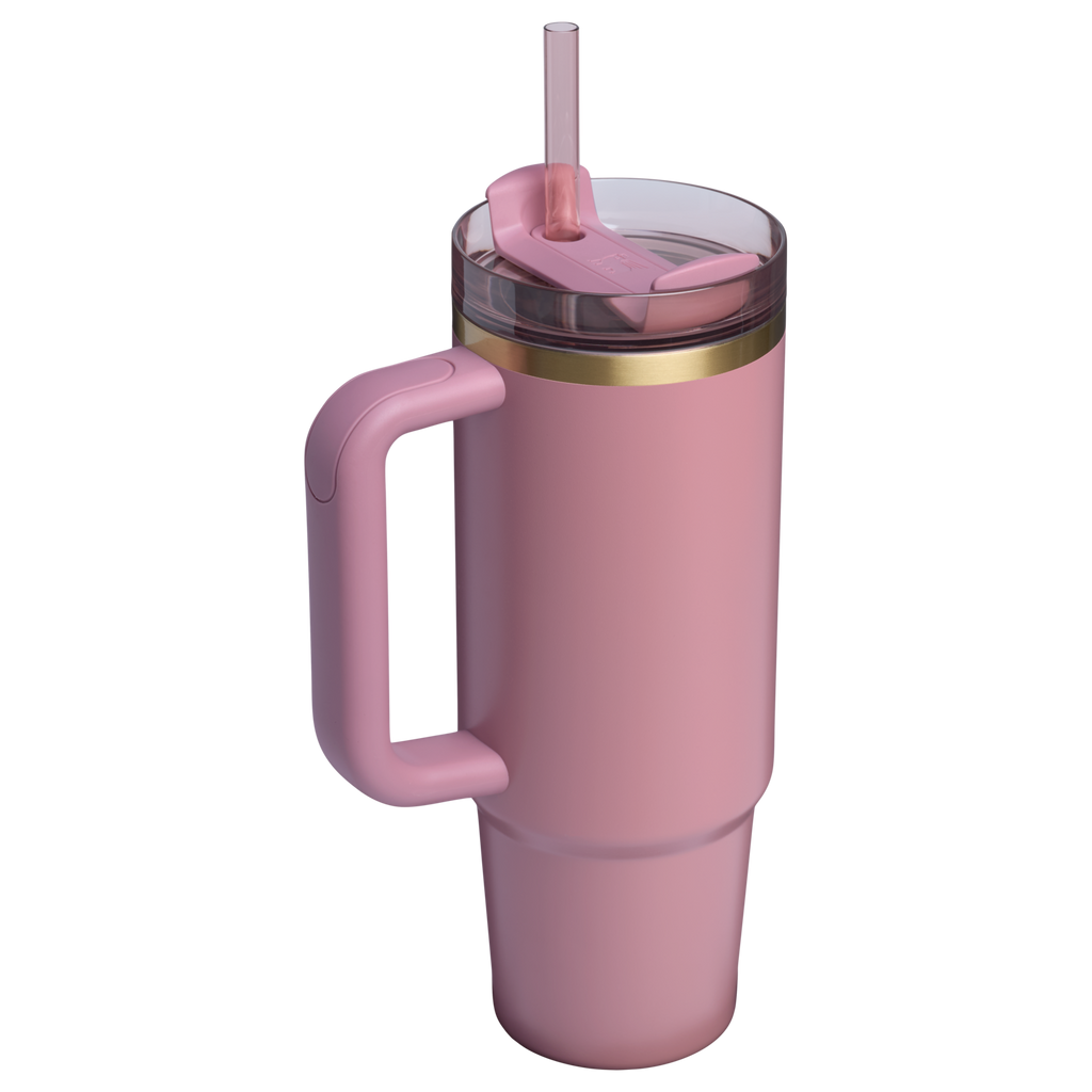 Insulated Travel The Quencher H2.0 Flowstate Tumbler | Stanley Create D331C - 40oz Large Capacity Car-Cup Friendly Quencher Detail