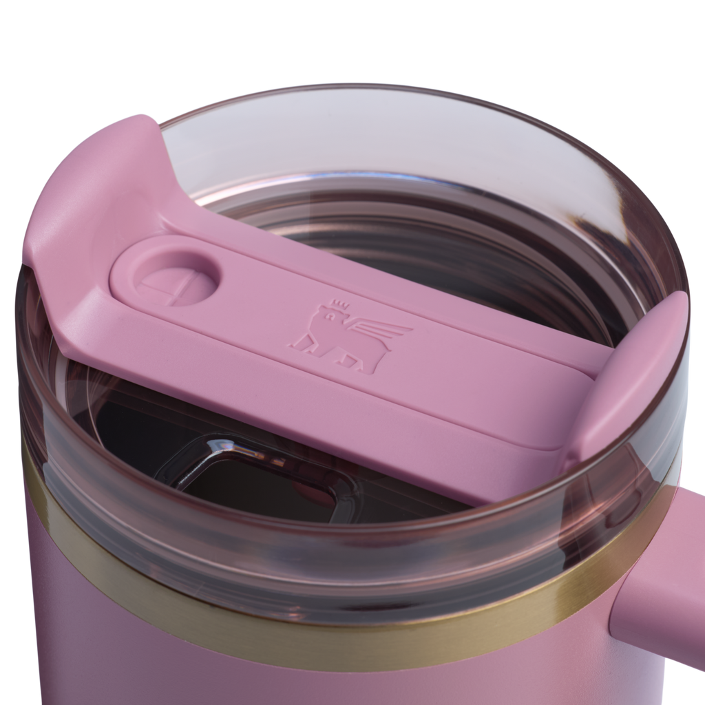 Insulated Travel The Quencher H2.0 Flowstate Tumbler | Stanley Create D331C - 40oz Large Capacity Car-Cup Friendly Quencher Detail