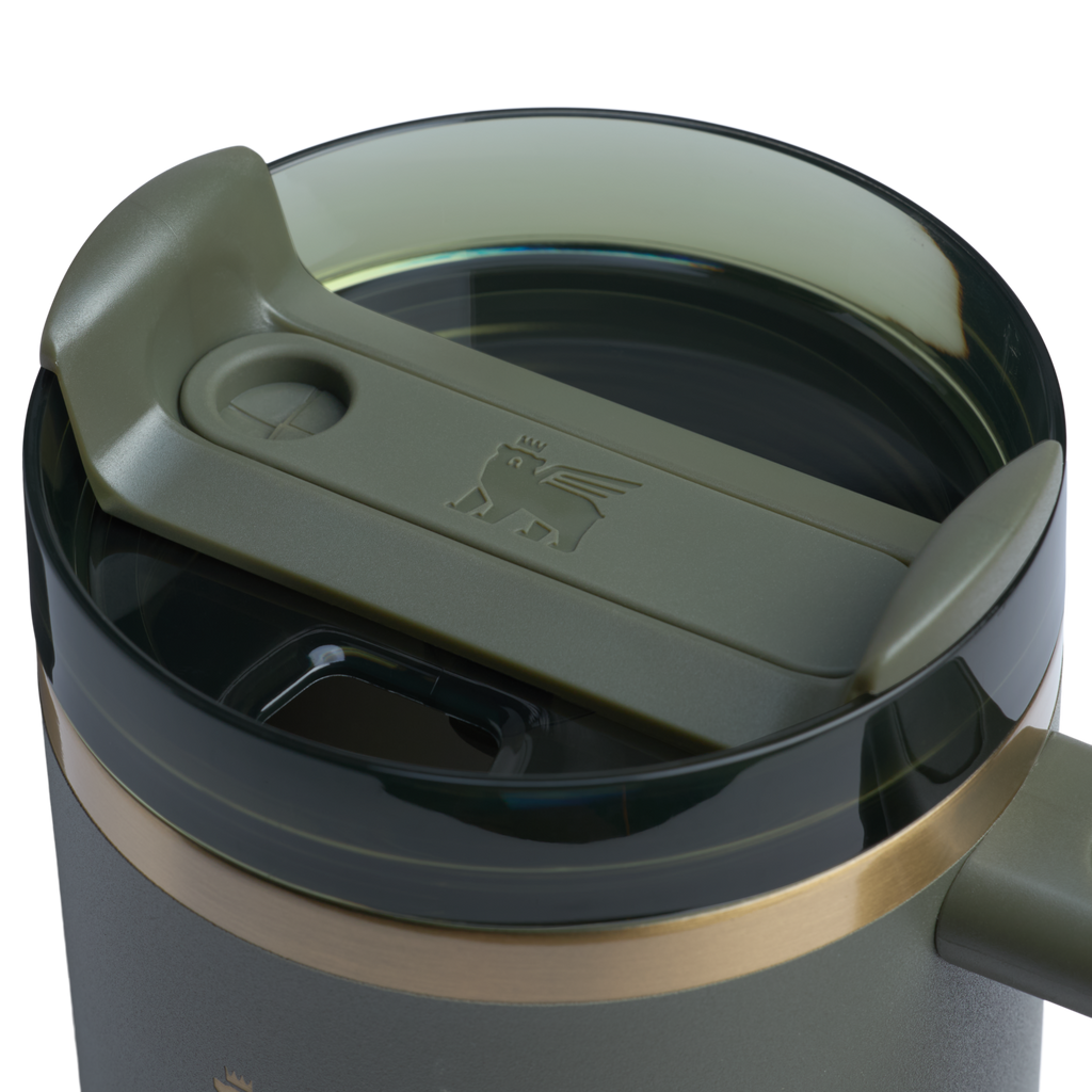 Insulated Travel The Quencher H2.0 Flowstate Tumbler | Stanley Create D331C - 40oz Large Capacity Car-Cup Friendly Quencher Detail