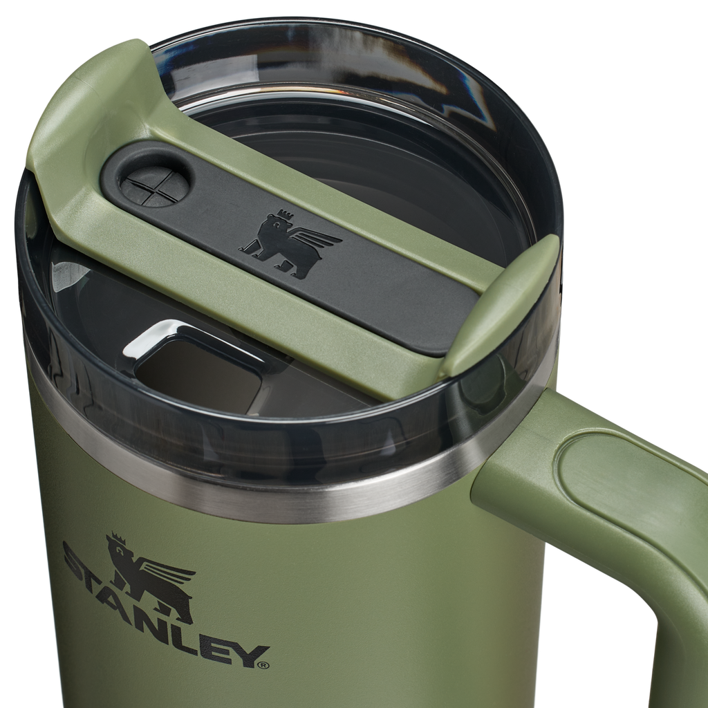 Insulated Travel The Quencher H2.0 Flowstate Tumbler | Stanley Create D331C - 40oz Large Capacity Car-Cup Friendly Quencher Detail