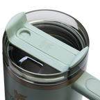 Insulated Travel The Quencher H2.0 Flowstate Tumbler D051L - Premium Stainless Steel Straw Cup for All-Day Hydration Detail