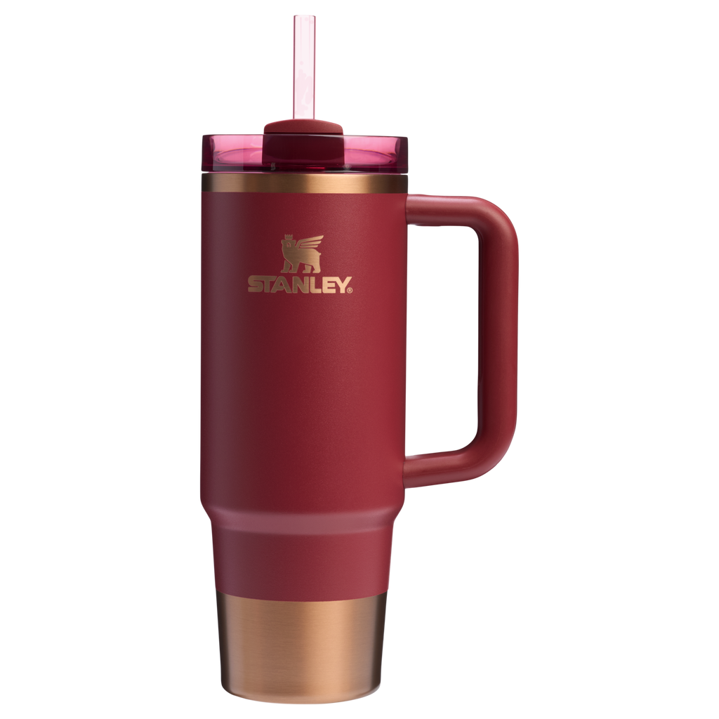 Insulated Travel The Quencher H2.0 Flowstate Tumbler | Stanley Create D331C - 40oz Large Capacity Car-Cup Friendly Quencher Detail
