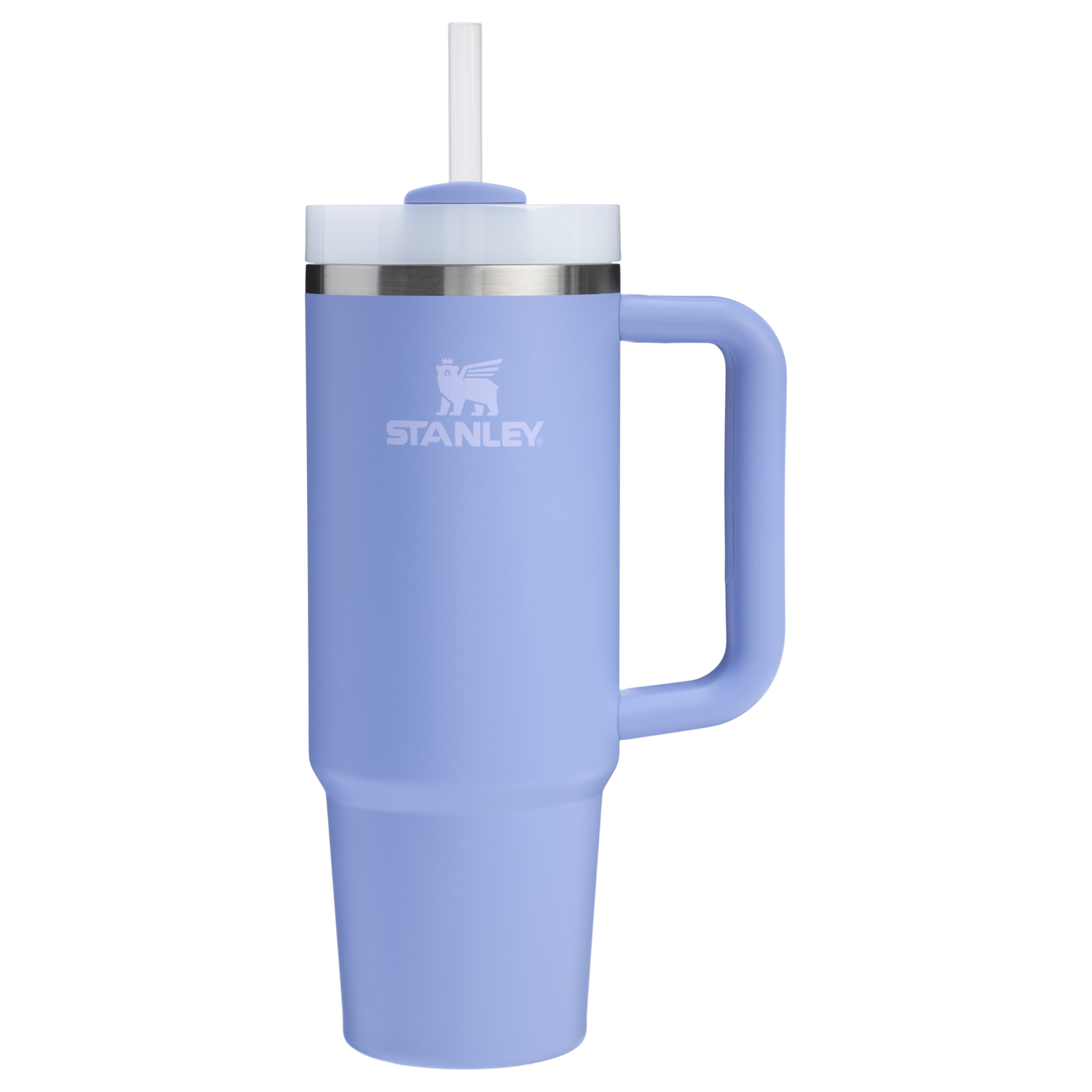 Insulated Travel The Quencher H2.0 Flowstate Tumbler | Stanley Create D331C - 40oz Large Capacity Car-Cup Friendly Quencher - Hydrangea