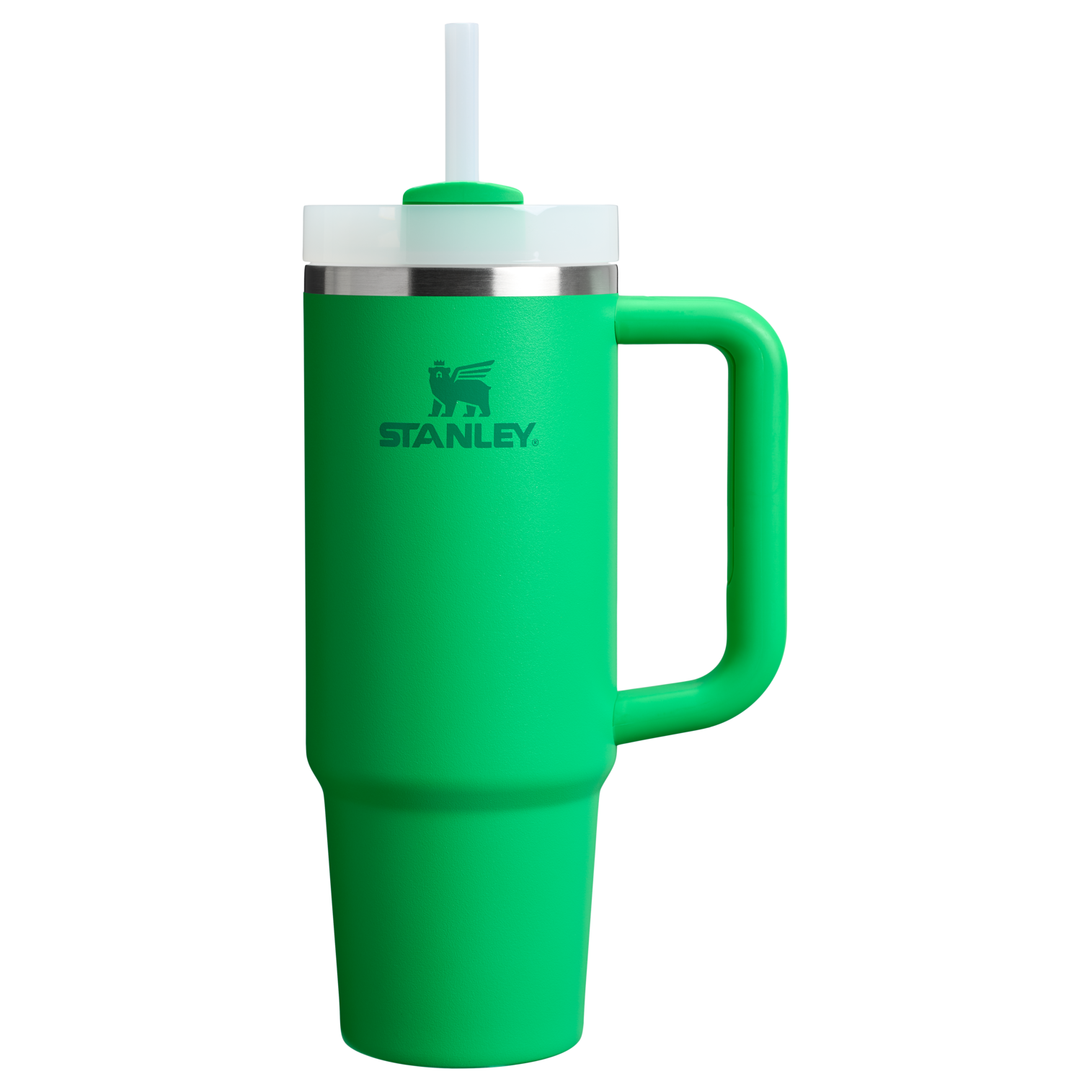 Insulated Travel The Quencher H2.0 Flowstate Tumbler | Stanley Create D331C - 40oz Large Capacity Car-Cup Friendly Quencher - Meadow