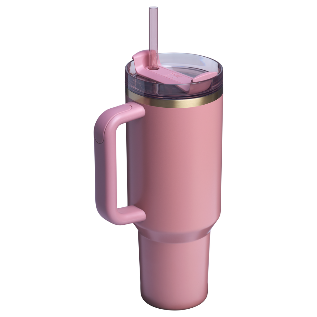 Double-Wall Vacuum The Quencher H2.0 Flowstate Tumbler  | Stanley Create D332L - Premium Stainless Steel Straw Cup for All-Day Hydration Detail