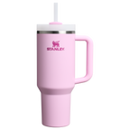 Double-Wall Vacuum The Quencher H2.0 Flowstate Tumbler  | Stanley Create D332L - Premium Stainless Steel Straw Cup for All-Day Hydration - Cherry Blossom