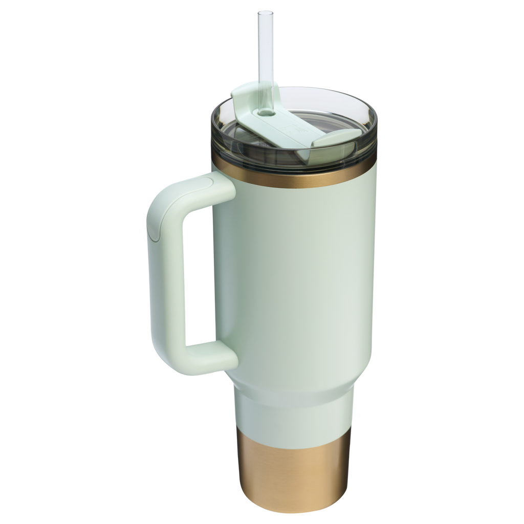 Double-Wall Vacuum The Quencher H2.0 Flowstate Tumbler  | Stanley Create D332L - Premium Stainless Steel Straw Cup for All-Day Hydration Detail