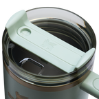 Double-Wall Vacuum The Quencher H2.0 Flowstate Tumbler  | Stanley Create D332L - Premium Stainless Steel Straw Cup for All-Day Hydration Detail