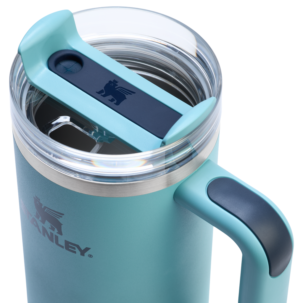 Insulated Travel The Quencher H2.0 Flowstate Tumbler | Stanley Create D331C - 40oz Large Capacity Car-Cup Friendly Quencher Detail