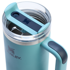 Insulated Travel The Quencher H2.0 Flowstate Tumbler | Stanley Create D331C - 40oz Large Capacity Car-Cup Friendly Quencher Detail