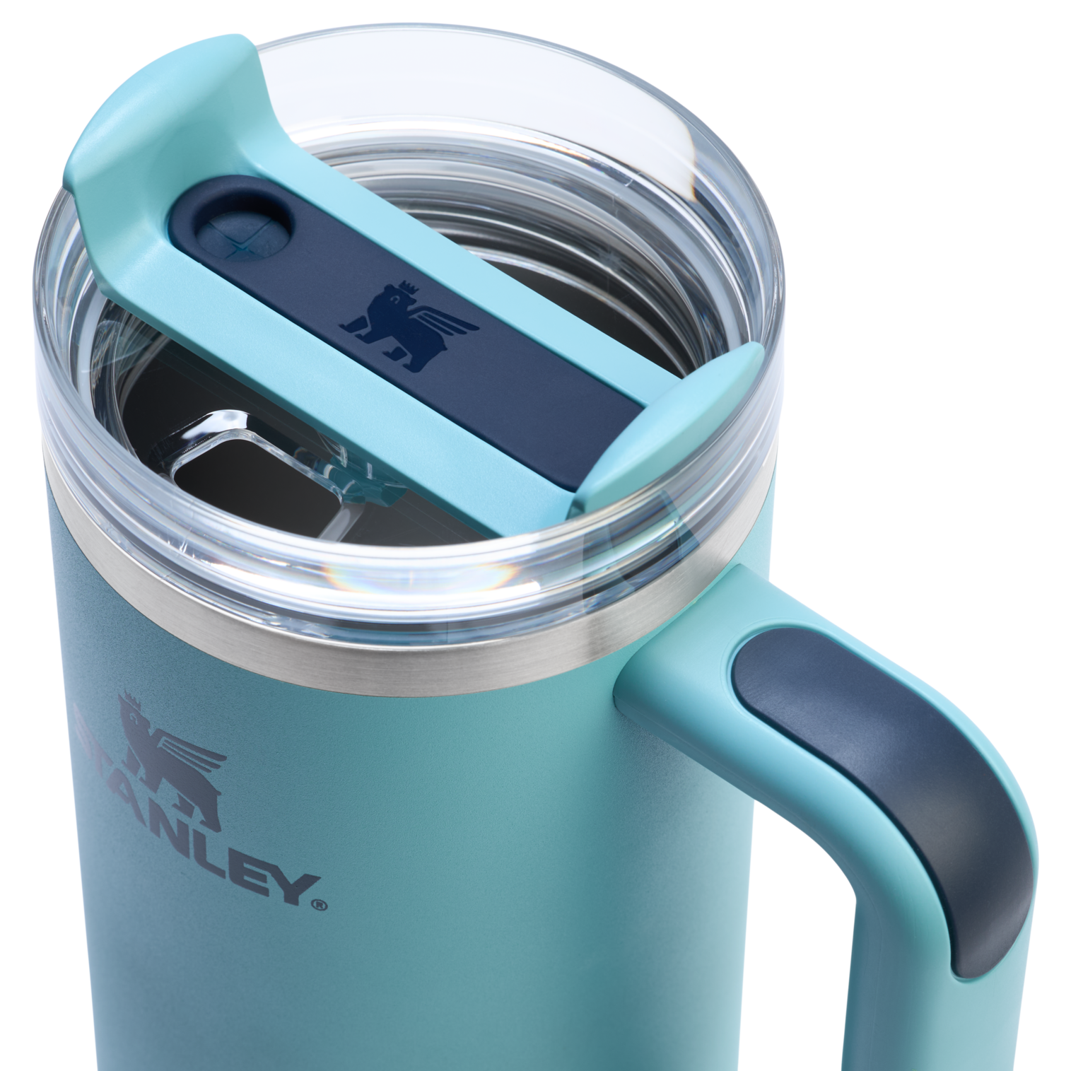 Insulated Travel The Quencher H2.0 Flowstate Tumbler | Stanley Create D331C - 40oz Large Capacity Car-Cup Friendly Quencher Detail