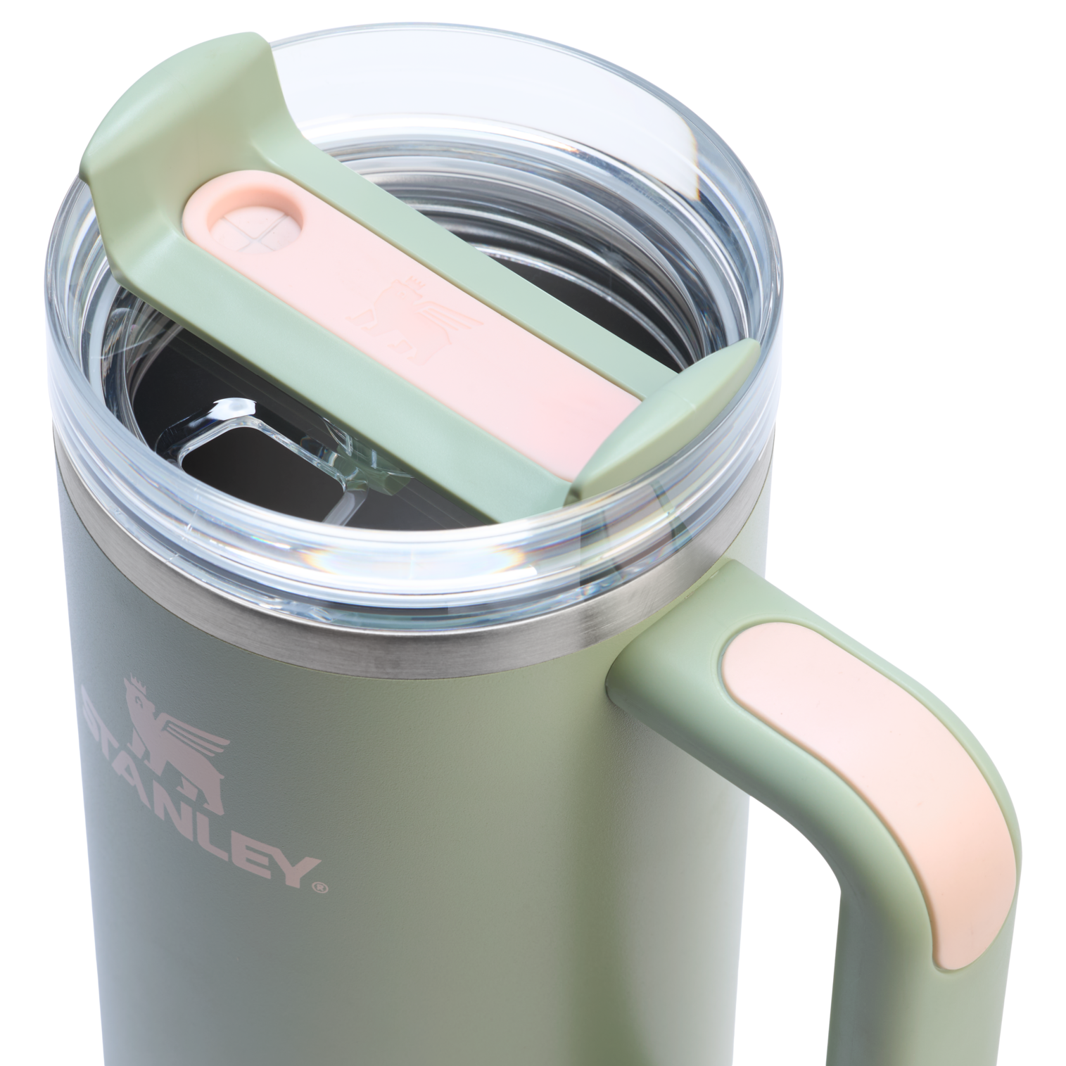 Insulated Travel The Quencher H2.0 Flowstate Tumbler | Stanley Create D331C - 40oz Large Capacity Car-Cup Friendly Quencher Detail