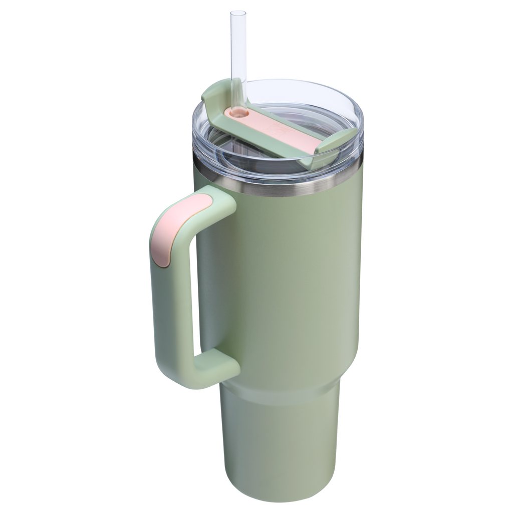 Double-Wall Vacuum The Quencher H2.0 Flowstate Tumbler  | Stanley Create D332L - Premium Stainless Steel Straw Cup for All-Day Hydration Detail