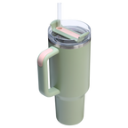 Double-Wall Vacuum The Quencher H2.0 Flowstate Tumbler  | Stanley Create D332L - Premium Stainless Steel Straw Cup for All-Day Hydration Detail