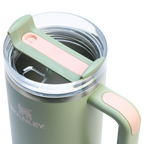 Double-Wall Vacuum The Quencher H2.0 Flowstate Tumbler  | Stanley Create D332L - Premium Stainless Steel Straw Cup for All-Day Hydration Detail