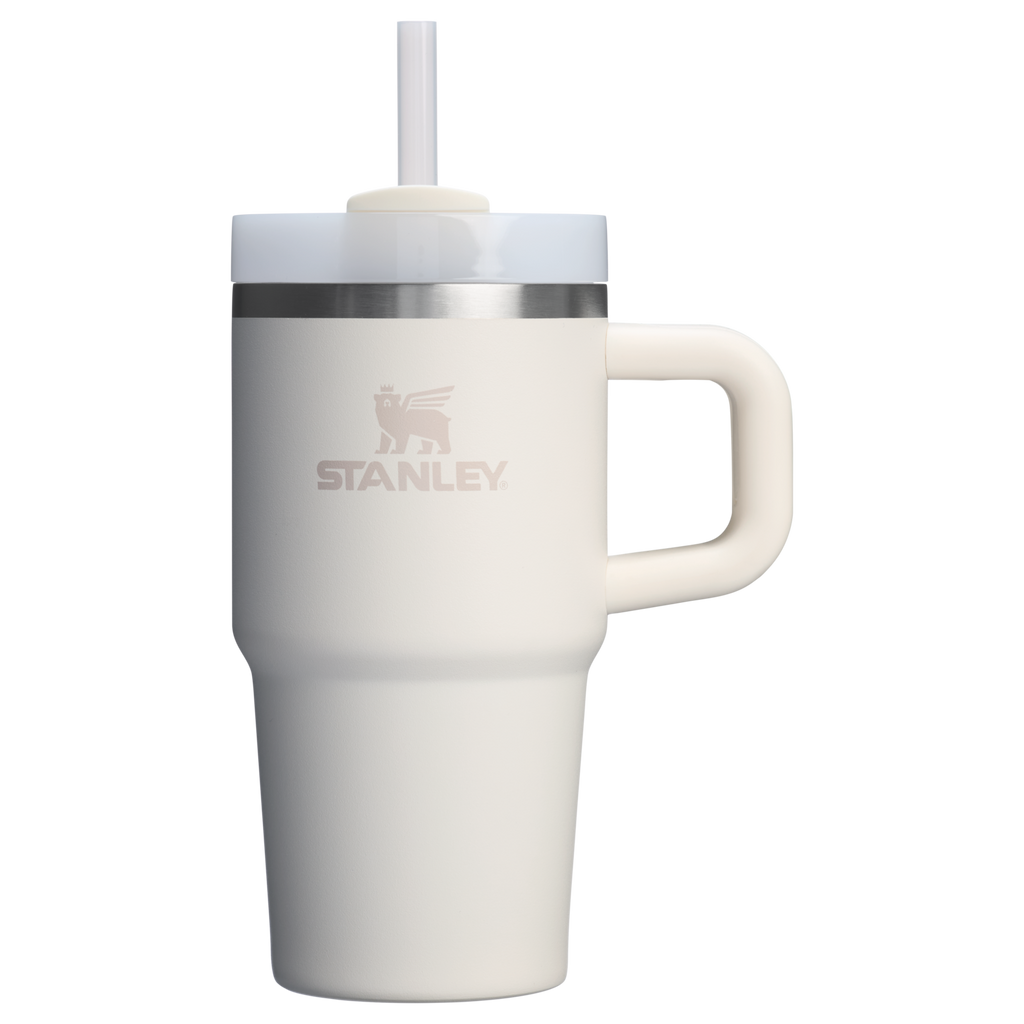 Double-Wall Vacuum The Quencher H2.O Flowstate Tumbler | Stanley Create D274S - Premium Stainless Steel Straw Cup for All-Day Hydration - Cream 2.0