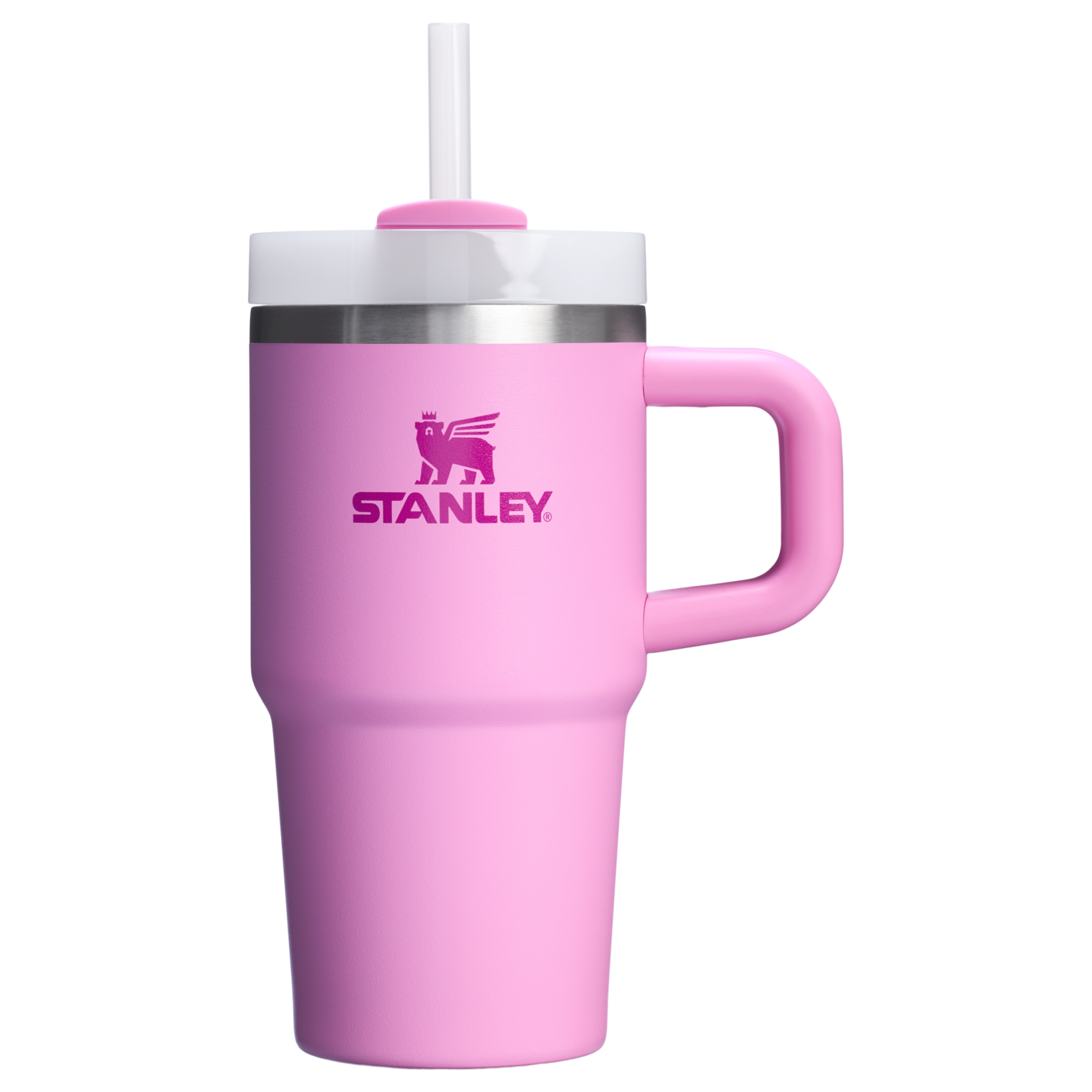 Double-Wall Vacuum The Quencher H2.O Flowstate Tumbler with Handle | Stanley Create D309N - 40oz Large Capacity Car-Cup Friendly Quencher Detail
