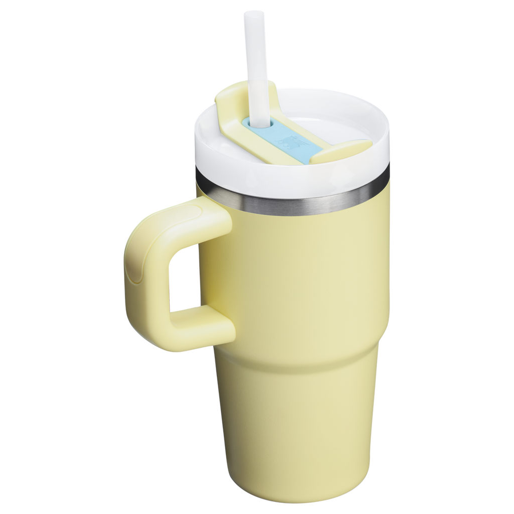 Double-Wall Vacuum The Quencher H2.O Flowstate Tumbler with Handle | Stanley Create D309N - 40oz Large Capacity Car-Cup Friendly Quencher Detail