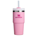 Splash-Resistant FlowState The Quencher H2.0 Flowstate Tumbler  | Stanley Create D329E - Double-Wall Vacuum Insulated Travel Tumbler with Straw Detail