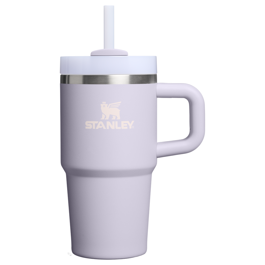 Double-Wall Vacuum The Quencher H2.O Flowstate Tumbler | Stanley Create D274S - Premium Stainless Steel Straw Cup for All-Day Hydration - Purple Dust