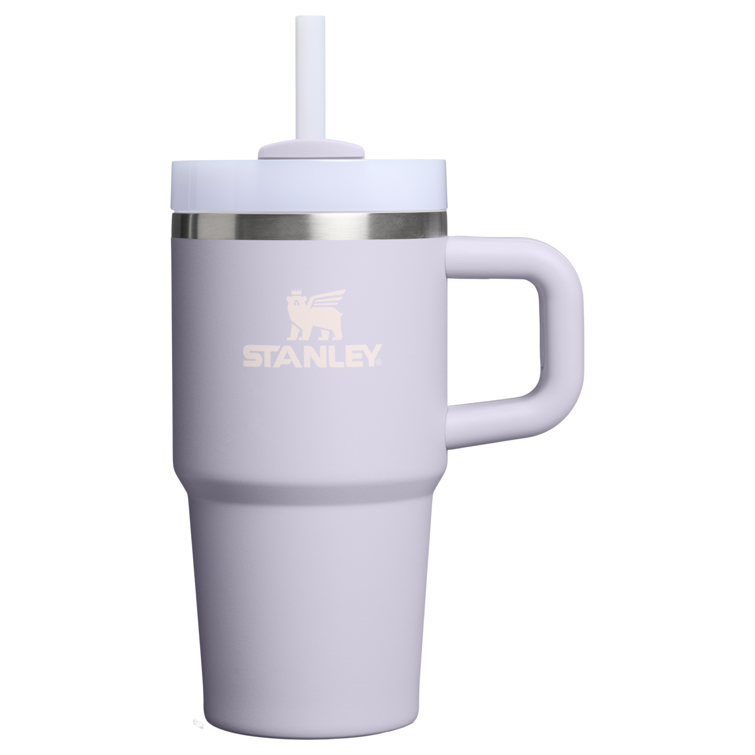 Double-Wall Vacuum The Quencher H2.O Flowstate Tumbler | Stanley Create D274S - Premium Stainless Steel Straw Cup for All-Day Hydration - Purple Dust