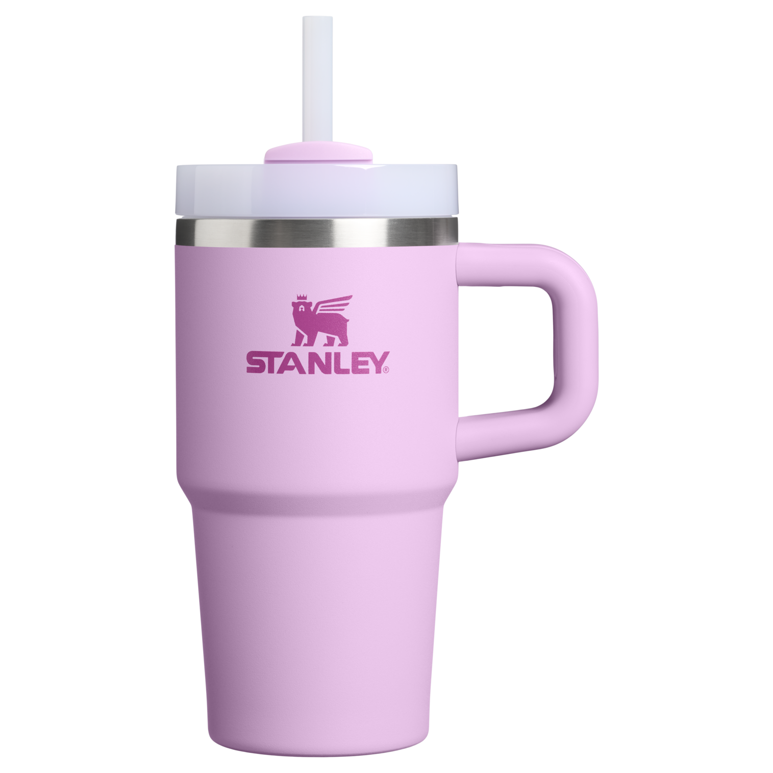 Double-Wall Vacuum The Quencher H2.O Flowstate Tumbler | Stanley Create D274S - Premium Stainless Steel Straw Cup for All-Day Hydration - Soft Orchid