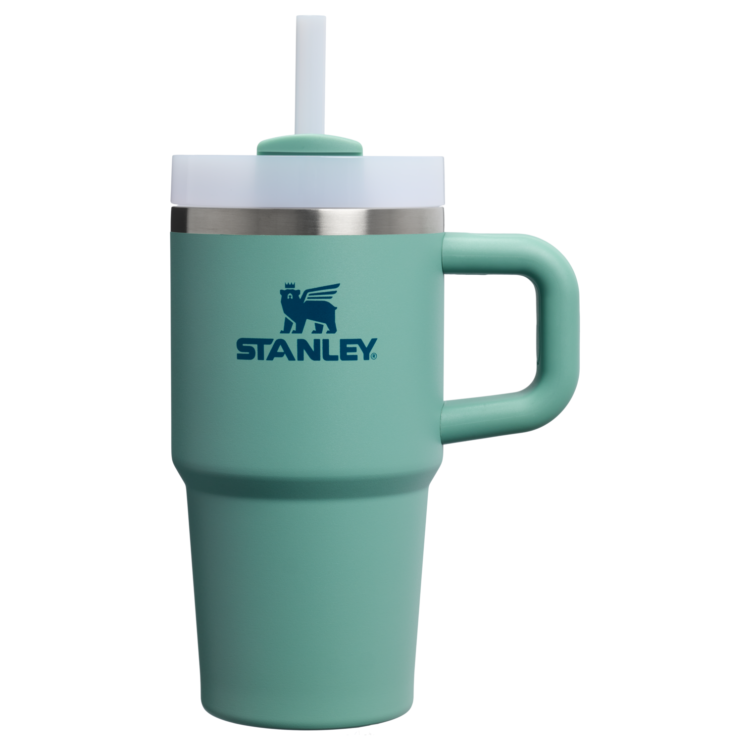 Double-Wall Vacuum The Quencher H2.O Flowstate Tumbler | Stanley Create D274S - Premium Stainless Steel Straw Cup for All-Day Hydration - Spring Green
