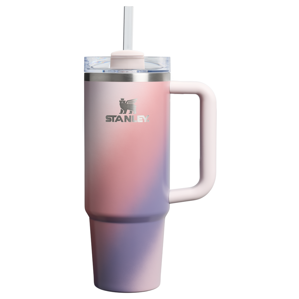 Insulated Travel The Quencher H2.0 Flowstate Tumbler D051L - Premium Stainless Steel Straw Cup for All-Day Hydration - Dawn Spiral