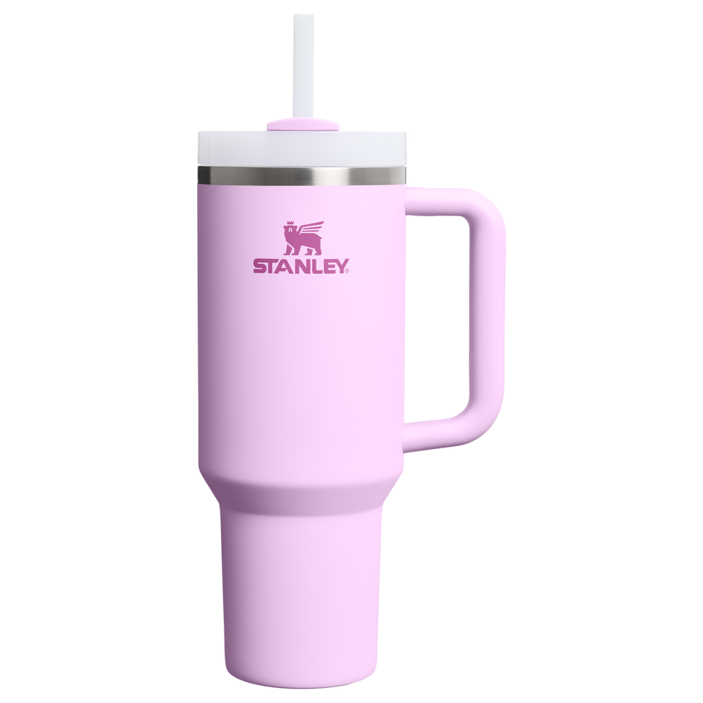 Double-Wall Vacuum The Quencher H2.0 Flowstate Tumbler  | Stanley Create D332L - Premium Stainless Steel Straw Cup for All-Day Hydration - Soft Orchid