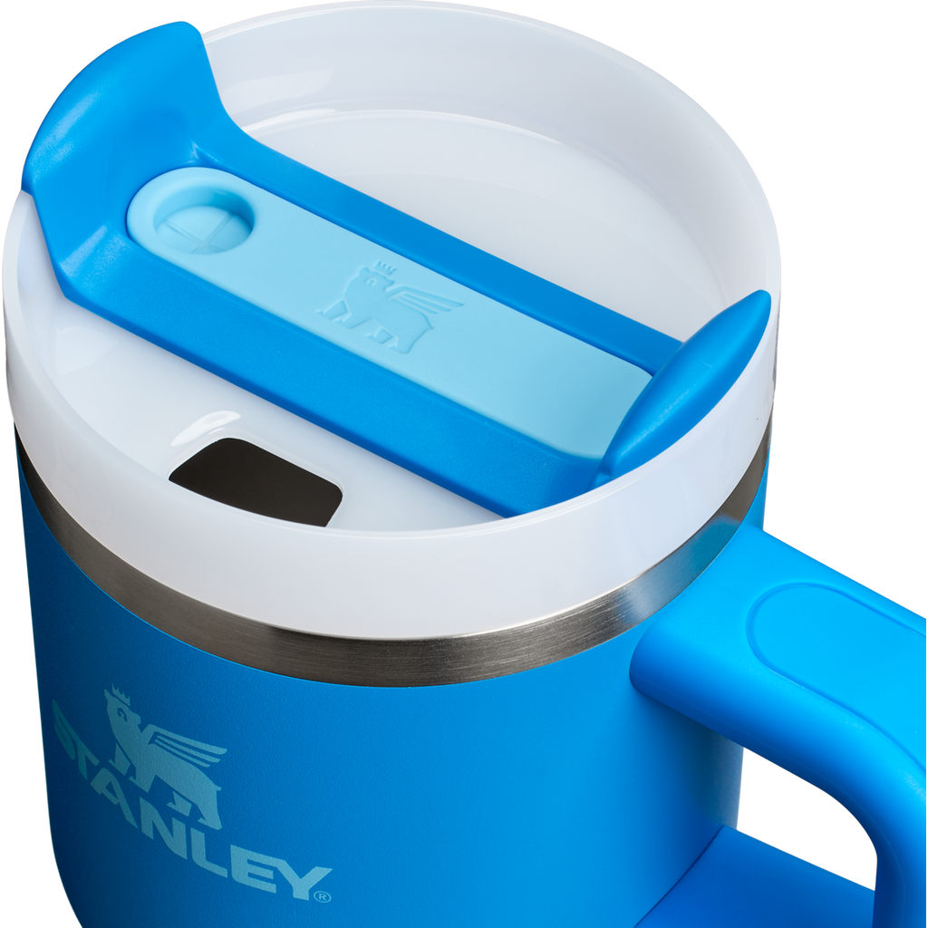 Double-Wall Vacuum The Quencher H2.O Flowstate Tumbler with Handle | Stanley Create D309N - 40oz Large Capacity Car-Cup Friendly Quencher Detail