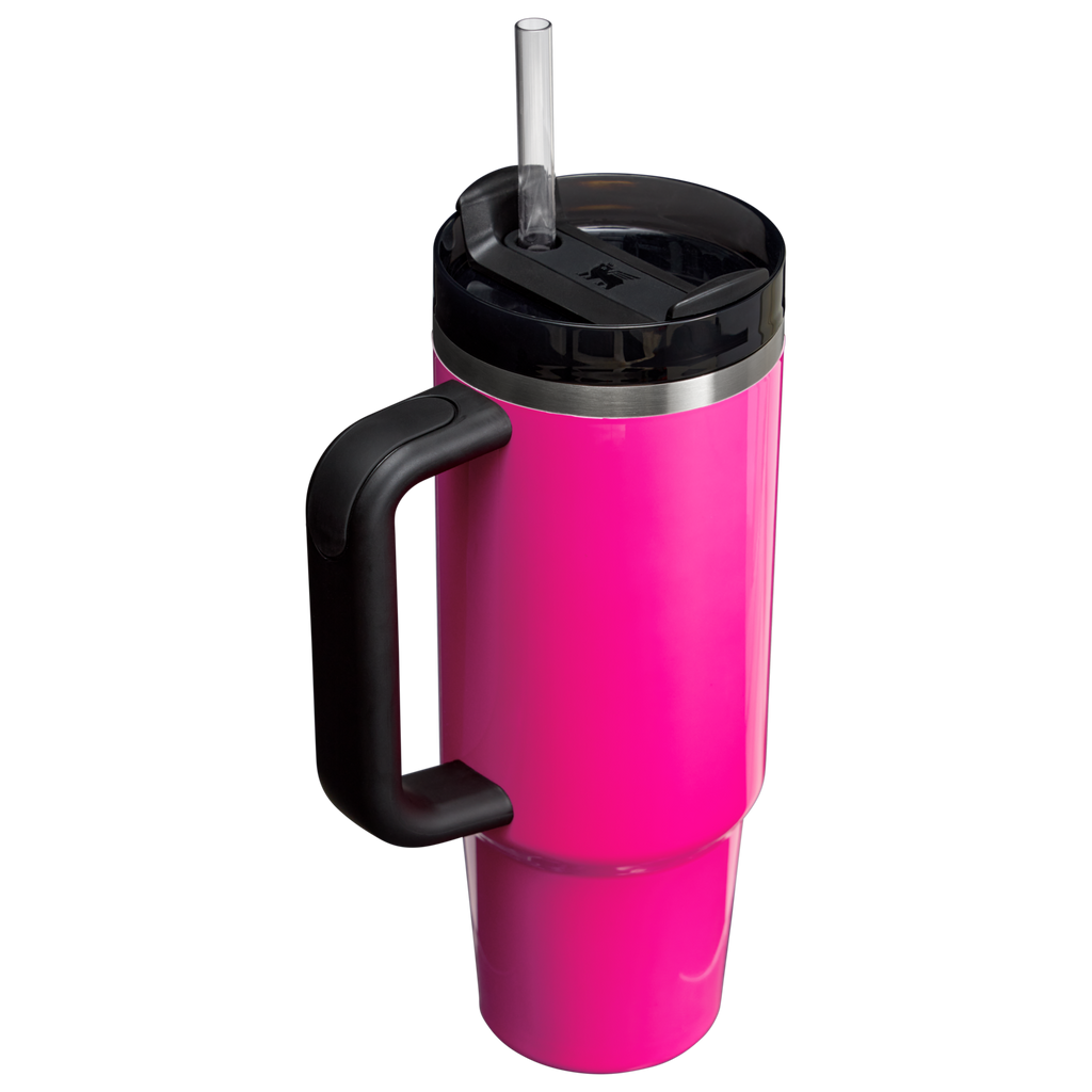 Insulated Travel The Quencher H2.0 Flowstate Tumbler | Stanley Create D331C - 40oz Large Capacity Car-Cup Friendly Quencher Detail
