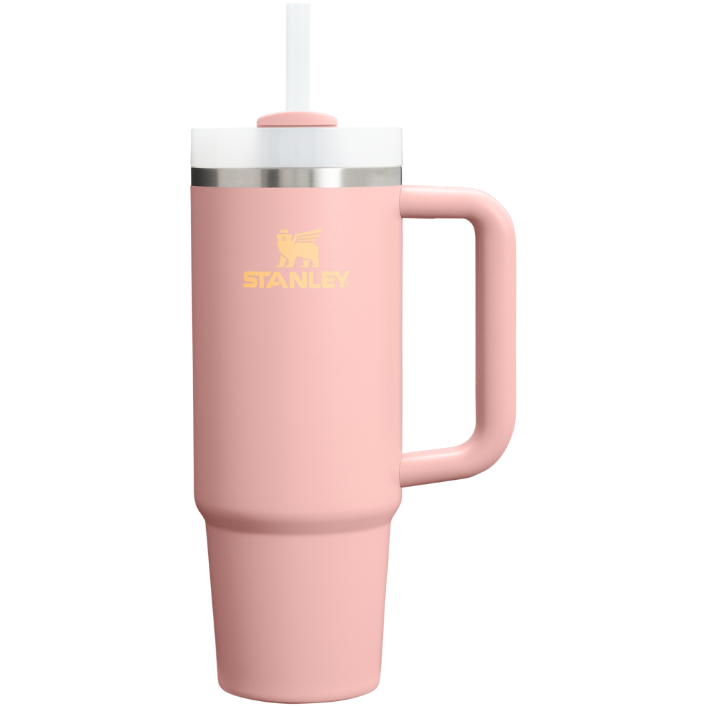 Insulated Travel The Quencher H2.0 Flowstate Tumbler D051L - Premium Stainless Steel Straw Cup for All-Day Hydration - Peach Rose