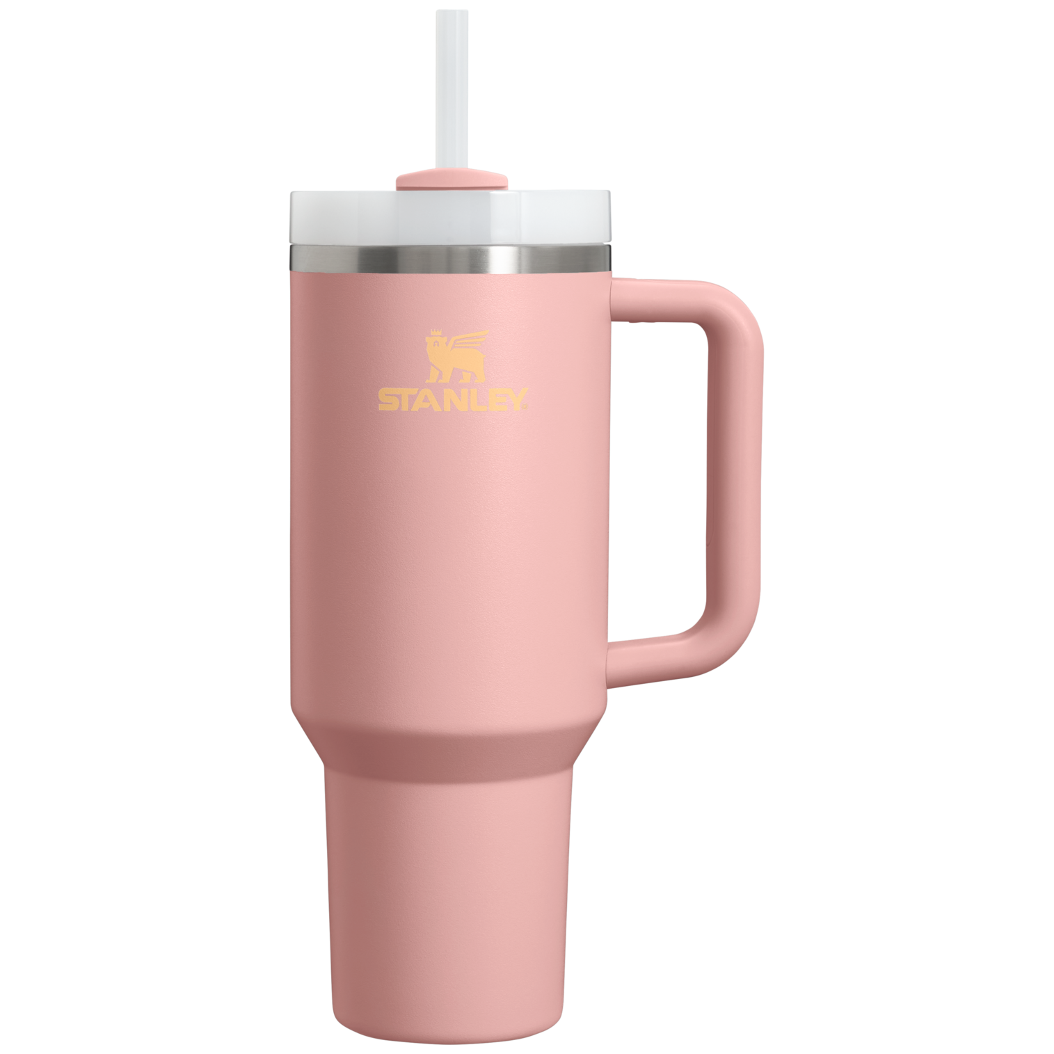Car-Cup Friendly The Quencher H2.0 Flowstate Tumbler D050X - Double-Wall Vacuum Insulated Travel Tumbler with Straw - Peach Rose