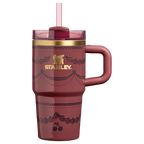 Double-Wall Vacuum The Valentine’s Day Quencher H2.0  Flowstate Tumbler D234X - Double-Wall Vacuum Insulated Travel Tumbler with Straw - Red Velvet Cake