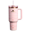 Splash-Resistant FlowState The Valentine’s Day Quencher H2.0 Flowstate Tumbler D231T - FlowState 3-Position Lid Insulated Travel Mug - Pink Velvet Cake