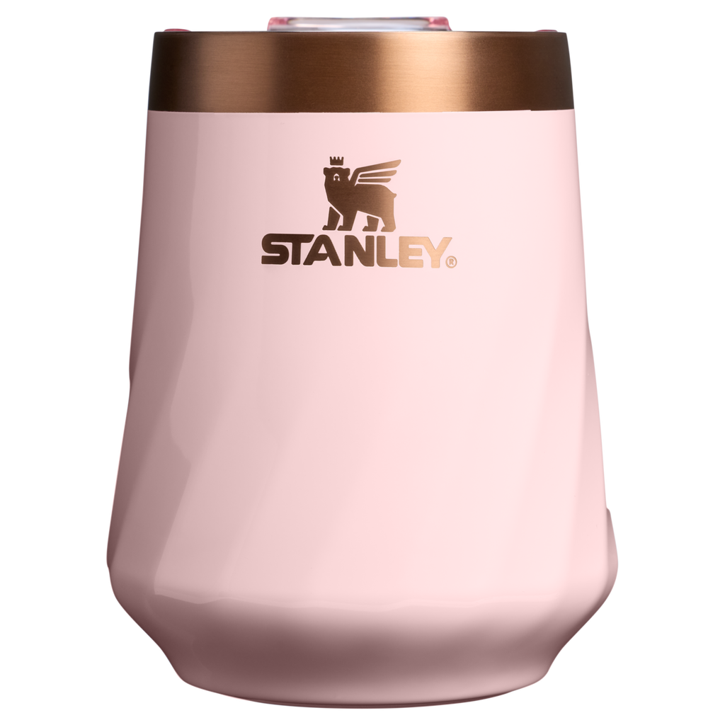 Shatterproof Luxury The Valentine’s Day Textured Reserve Wine Tumbler D233K - Reserve Collection Stainless Steel Whiskey Cup - Pink Velvet Gloss