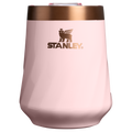 Shatterproof Luxury The Valentine’s Day Textured Reserve Wine Tumbler D233K - Reserve Collection Stainless Steel Whiskey Cup - Pink Velvet Gloss