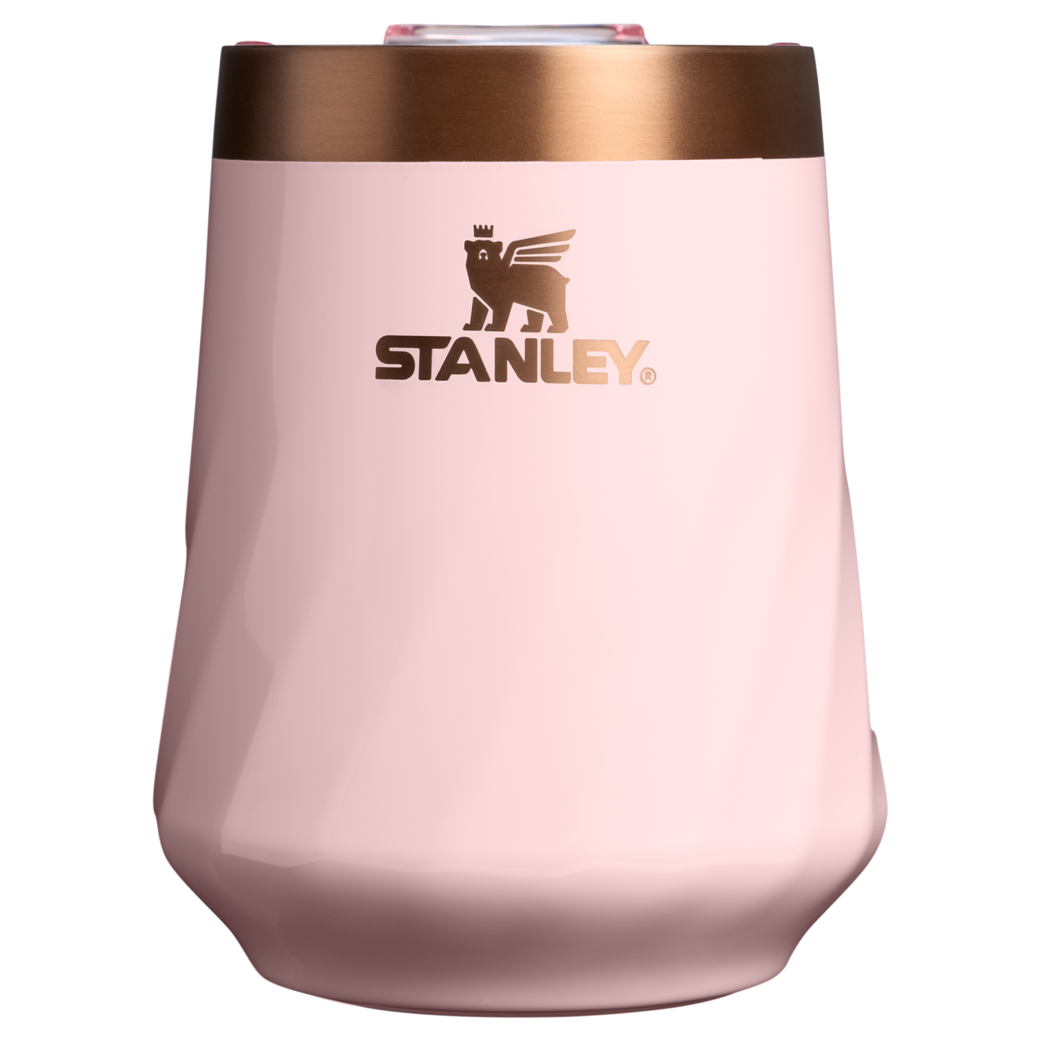 Shatterproof Luxury The Valentine’s Day Textured Reserve Wine Tumbler D233K - Reserve Collection Stainless Steel Whiskey Cup - Pink Velvet Gloss